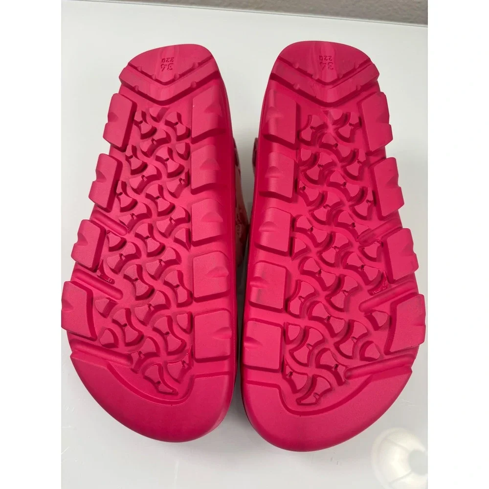 Birkenstock Girls 34 US 3 Pink Camo Milano Sandals NWOB Waterproof Birko-Flor
